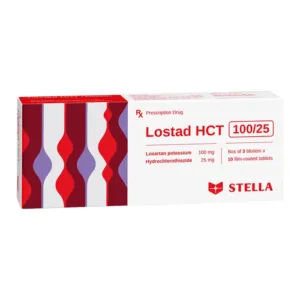 Lostad HCT 100/25mg Stella 3 vỉ x 10 viên