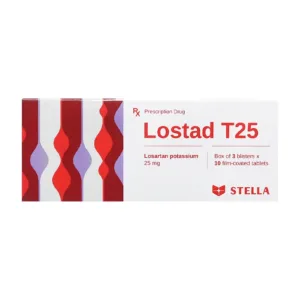 Lostad T25 Stellapharm 3 vỉ x 10 viên