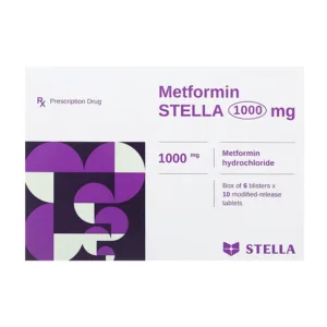 Metformin Stella 1000mg 6 vỉ x 10 viên