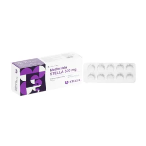 Metformin Stella 500mg 3 vỉ x 10 viên