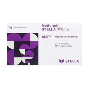 Metformin Stella 850mg 4 vỉ x 15 viên