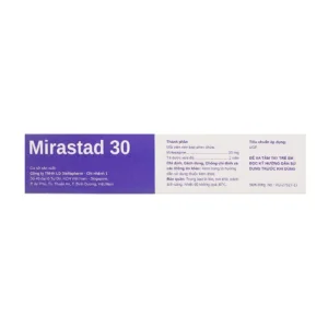 Mirastad 30mg Stella 2 vỉ x 14 viên