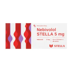 Nebivolol Stella 5mg 3 vỉ x 10 viên