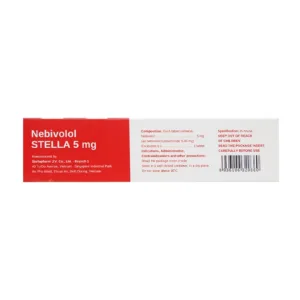 Nebivolol Stella 5mg 3 vỉ x 10 viên