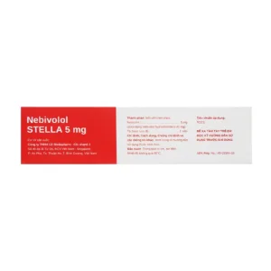 Nebivolol Stella 5mg 3 vỉ x 10 viên