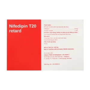 Nifedipin T20 Retard Stellapharm 10 vỉ x 10 viên