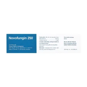 Novofungin 250mg Stella 2 vỉ x 10 viên