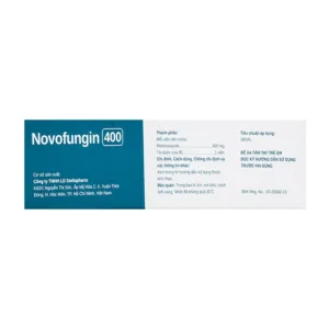 Novofungin 400mg Stella 2 vỉ 7 Viên