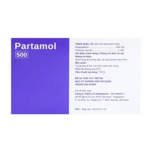 Partamol 500 Stellapharm 10 vỉ x 10 viên