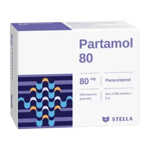 Partamol 80 Stellapharm 20 gói x 1g