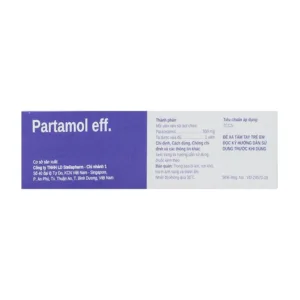 Partamol eff. Stellapharm 4 vỉ x 4 viên