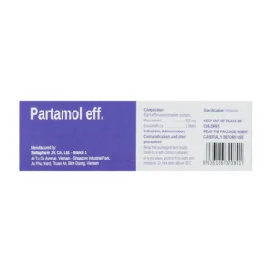 Partamol eff. Stellapharm 4 vỉ x 4 viên
