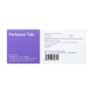 Partamol Tab. 500mg Stellapharm 10 vỉ x 10 viên