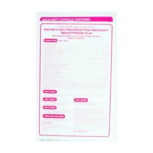 PreConception Pregnancy Breastfeeding Plus Nature's Way 3 vỉ x 10 viên