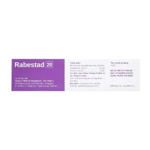 Rabestad 20 Stellapharm 3 vỉ x 10 viên