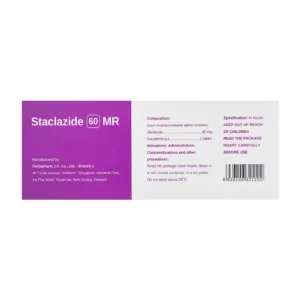 Staclazide 60 MR Stella 6 vỉ x 10 viên