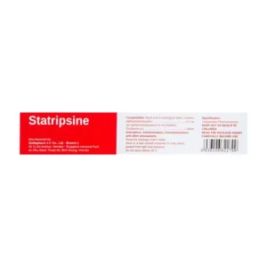 Statripsine 4.2mg Stella 2 vỉ x 10 viên