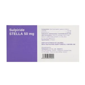 Sulpiride Stella 50mg 5 vỉ x 10 viên