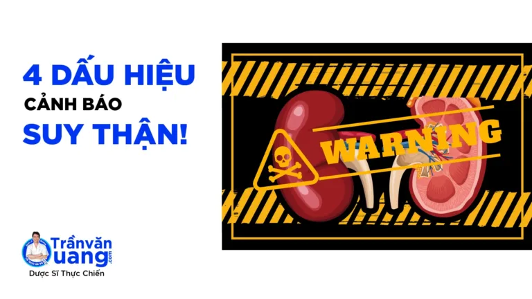 4 dấu hiệu cảnh báo suy thận mạn