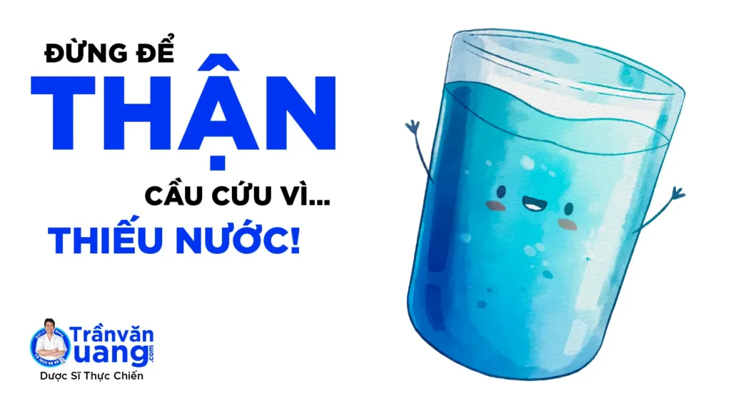 Lợi ích của nước - Bí quyết để giúp thận khỏe mạnh