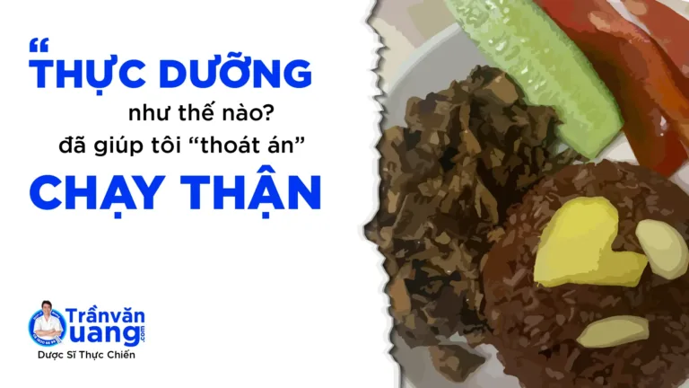 Chế độ ăn thực dưỡng cho người suy thận