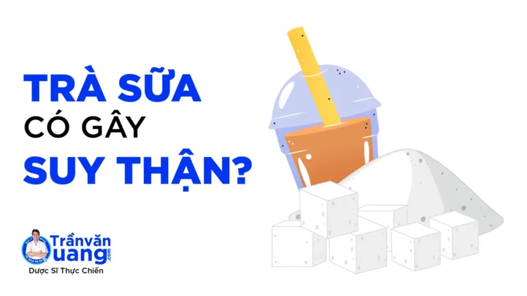 Uống trà sữa có gây suy thận