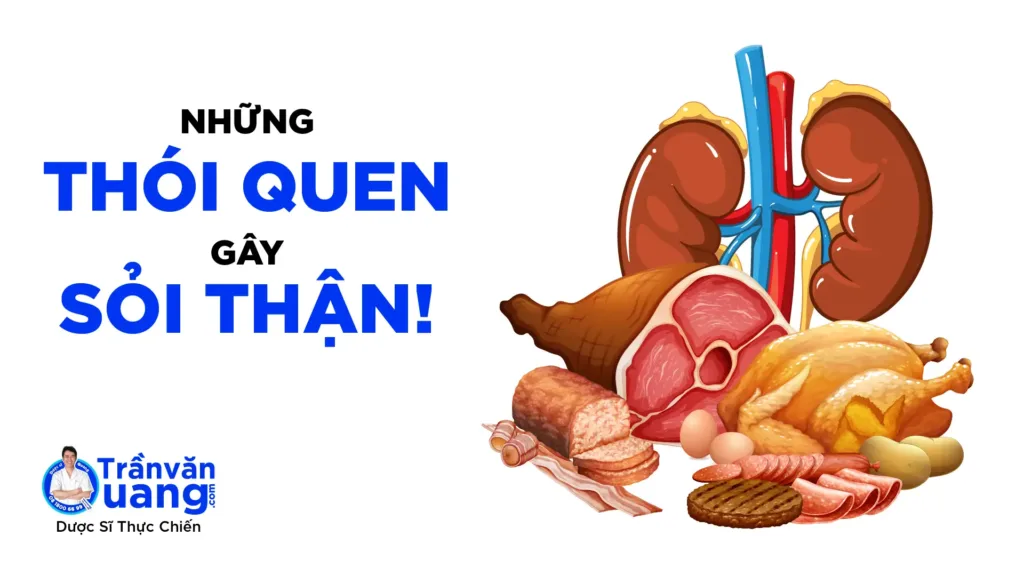 Nguyên nhân gây sỏi thận