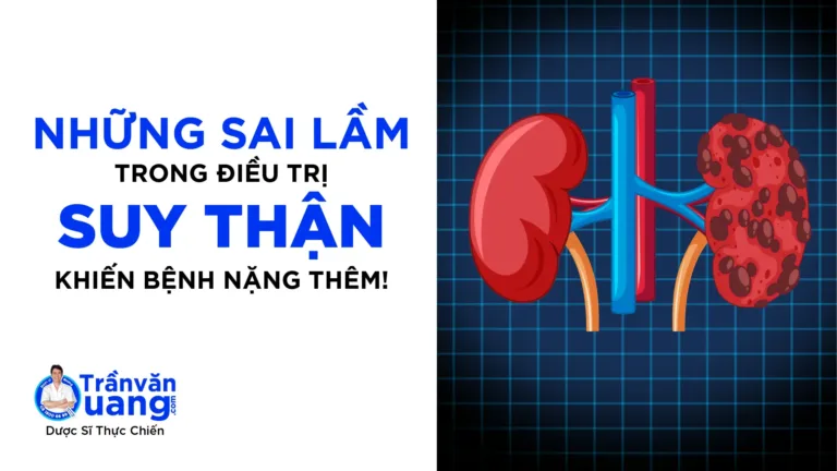 Những sai lầm trong điều trị suy thận mạn