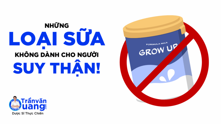 Suy thận uống sữa được không? 5 loại sữa người suy thận cần tránh!