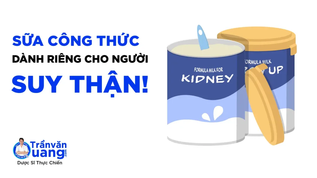 Top những loại sữa suy thận tốt nhất hiện nay!