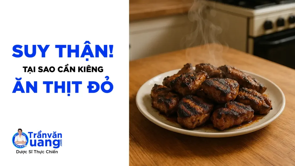 Suy thận tại sao cần kiêng ăn thịt đỏ