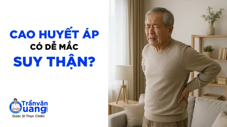 Mắc cao huyết áp có dễ mắc suy thận không?