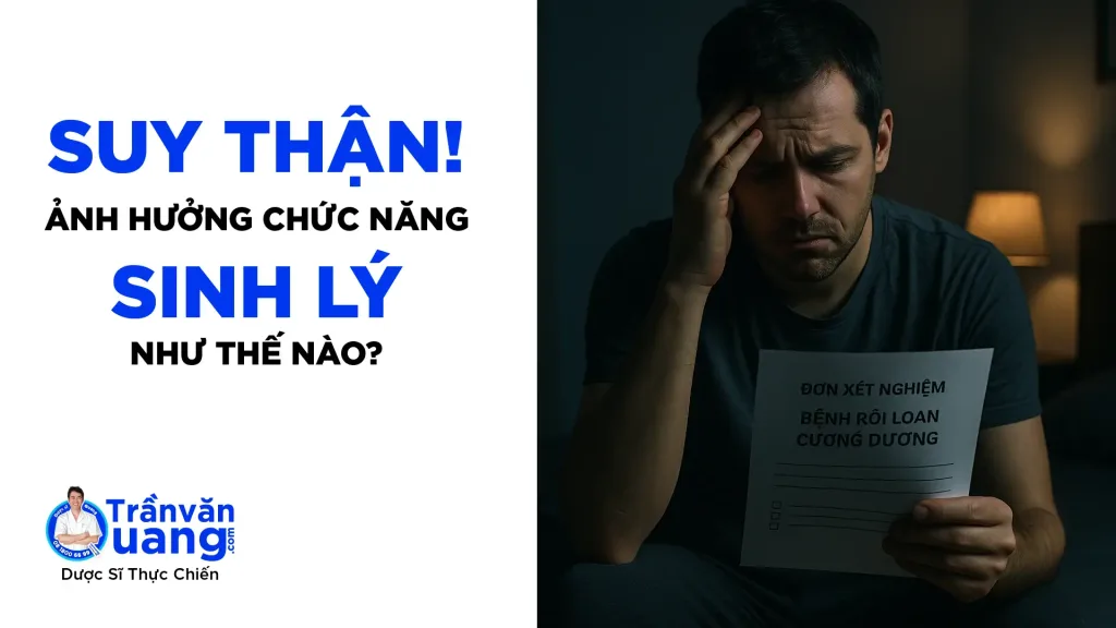 Suy thận ảnh hưởng đến chức năng sinh lý như thế nào?