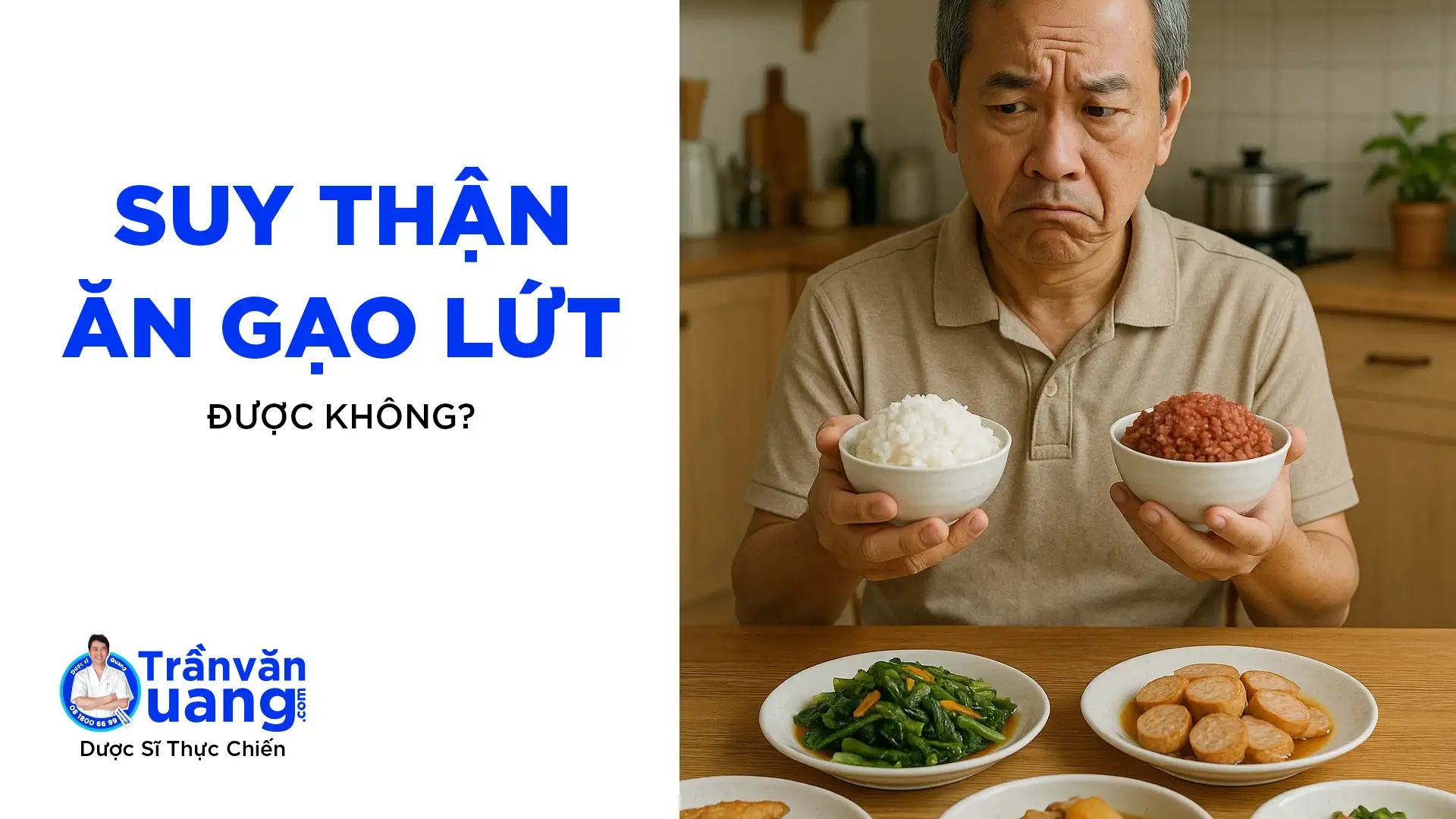 Suy thận ăn gạo lứt được không?