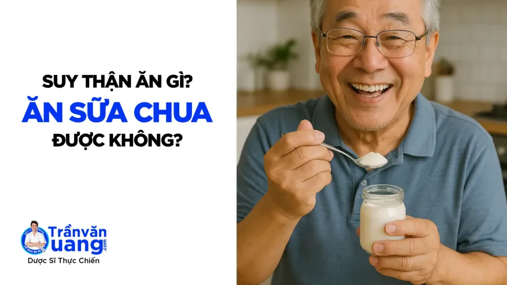 Suy thận ăn gì, suy thận ăn sữa chua được không?
