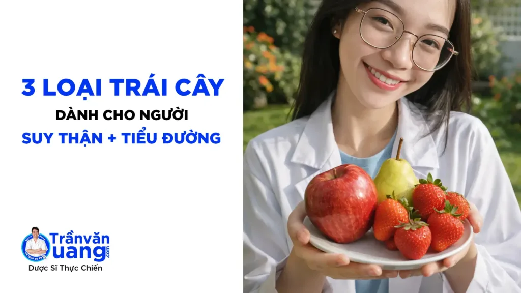 Suy thận ăn gì - 3 loại trái cây cho suy thận kèm tiểu đường