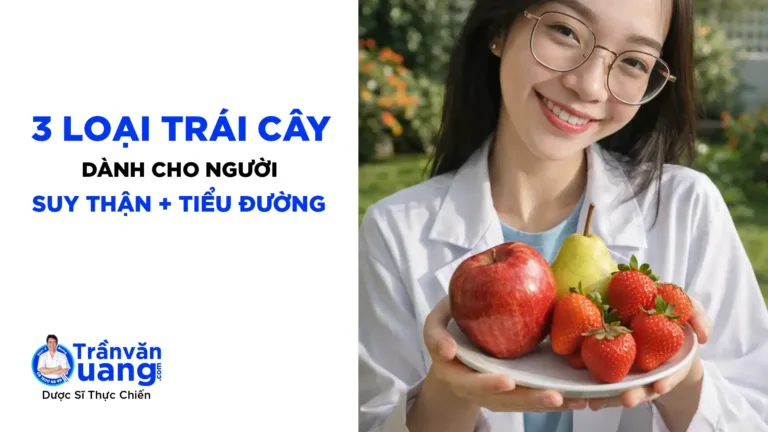 Suy thận ăn gì - 3 loại trái cây cho suy thận kèm tiểu đường