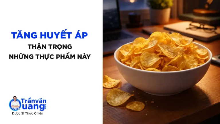 Tăng huyết áp, thận trọng với những thực phẩm này!